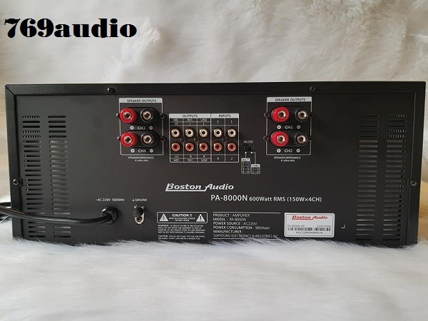 Amply Boston Audio PA-8000 N 4