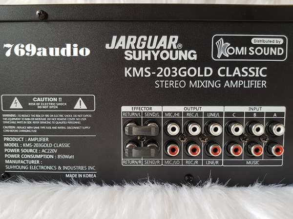 thiết bị âm thanh Amply Jarguar KMS 203 Gold Classic