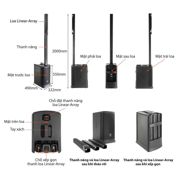 Thông Số Kỹ Thuật Loa JBL Eon One MK2 