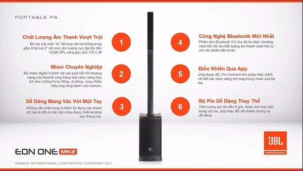Mạch Điện Loa JBL Eon One MK2