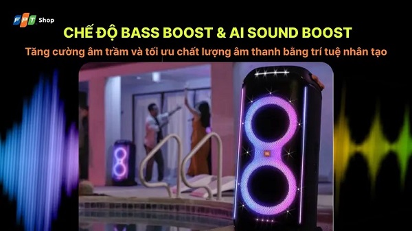 Chế Độ Âm Thanh Bass Loa JBL PartyBox Club120